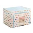 Foldable Clothes Storage Box (White)