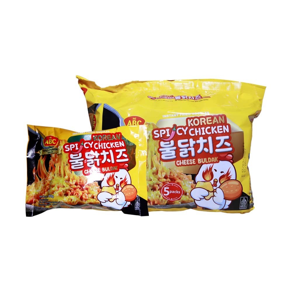 ABC Korean Spicy Chicken Cheese Buldak Noodle (5PCS x 80G)