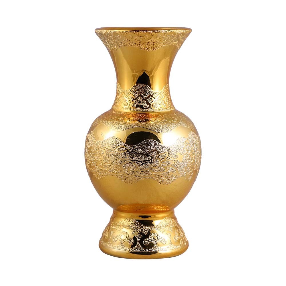 Amly Flower Vase 10INCH JS-080 (Gold)