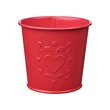 Ikea Vinterfint Plant Pot, Heart Pattern Red, 9 CM 705.296.20