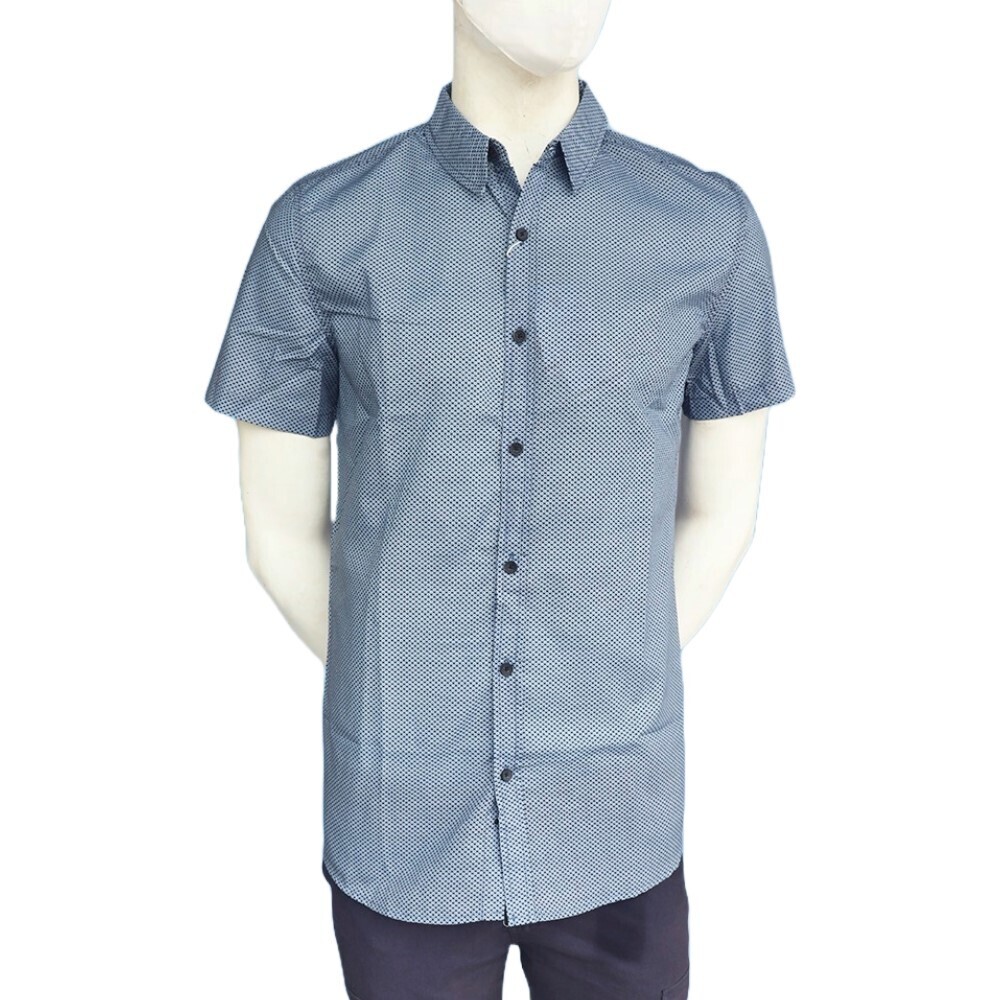 Cottonfield Men Short Sleeve Printed Shirt C01 (Medium) 222221011