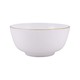 MP Plain Gold Line Rice Bowl 4.5IN No.765