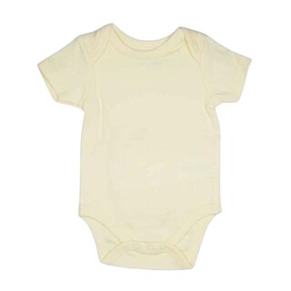 Te Te & Ta Ta Short Romper Short Sleeves Yellow 6-9 Months (3Pcs/1Set) KRP-S104