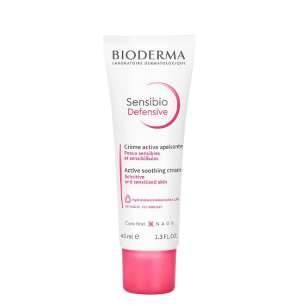 Bioderma Sensibio Defensive Active Soothing Moisturiser (Sensitive And Sensitised Skin) - 40 ML