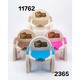 Baby Cele 2365 Comfortable Toddler Potty Seat with Backrest & Lid 11762 1PC Random