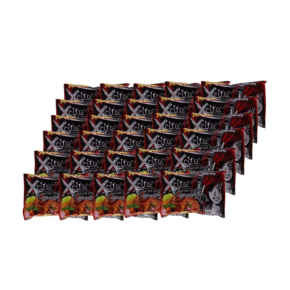 Yum Yum Xcite Inst Noodles Tom Yum Chk 70Gx30PCS