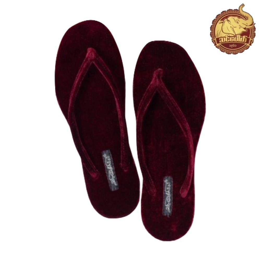 Sin Pauk Women Velvet Slipper (Design-5,No-6) SPL-026