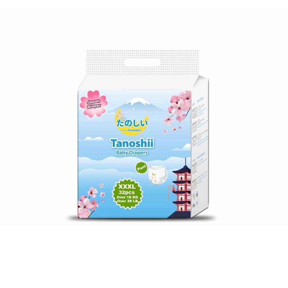 Tanoshii Baby Diaper Pant 3XL-32PCS  8 836000 100097