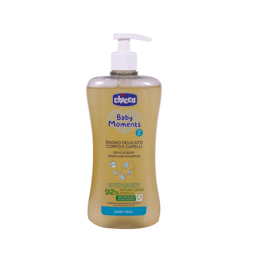 Chicco Baby Moments Gentle Body Wash & Shampoo 500ML