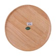 Burma Collection Round Wooden Plate 11IN