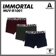 VOLCANO Immortal Series Men's Cotton Boxer [ 3 PIECES IN ONE BOX ] MUV-R1001/2XL