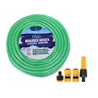 Clover Flexible Garden Hose Pipe1/2 Inch 15 MM with Sprayer Set 4PCS (Green) 50CM X 30CM X 10CM