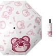 Fashion UV Umbrella Automatic Cute Strawberry Bear Black UM001