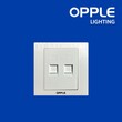 OPPLE OP-C026402-WH (Computer twin Socket) Switch and Socket (OP-21-018)