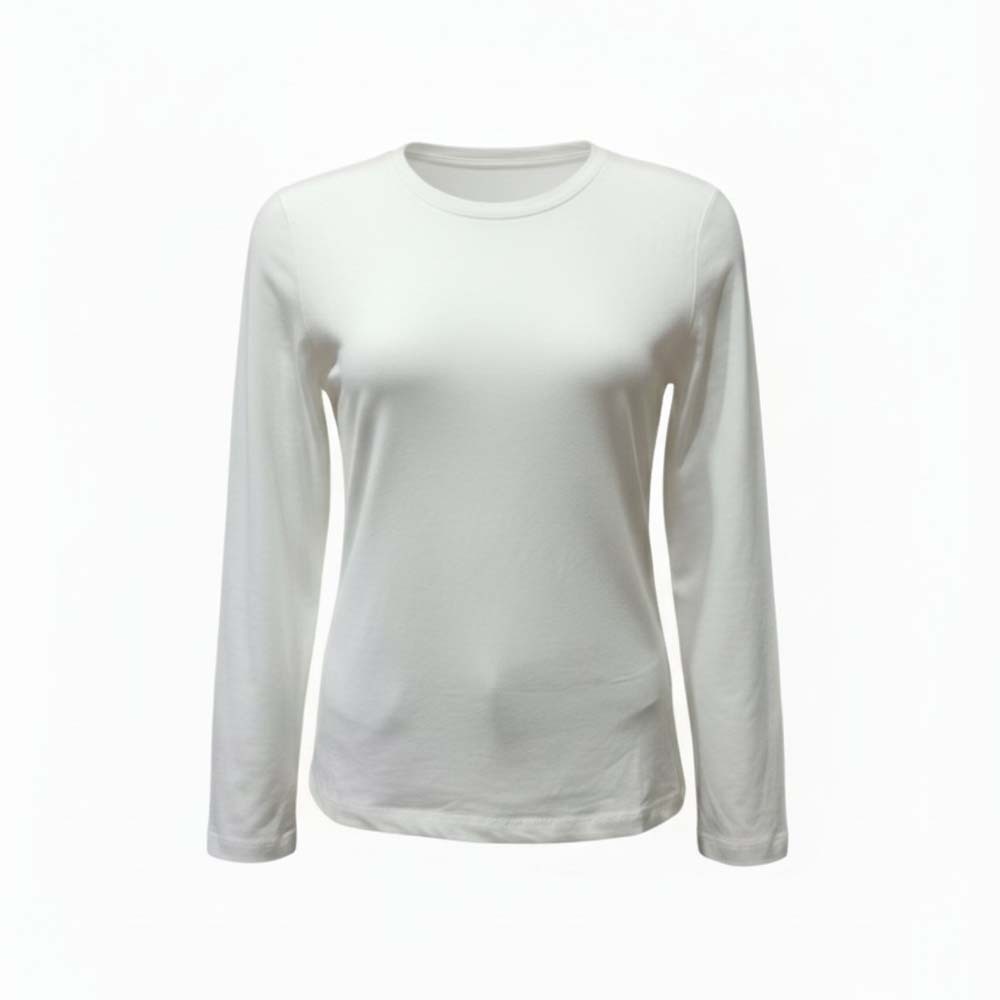 223204101022 Bossini Ladies T-Shirt FW 22 White ( M )
