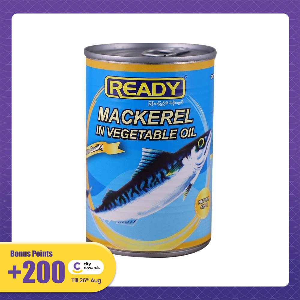 Ready Mackerel In Vegetable Oil 425G