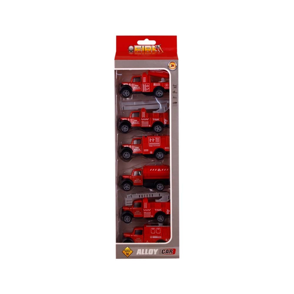 SF Fire Rescue Alloy Car 6PCS No.216