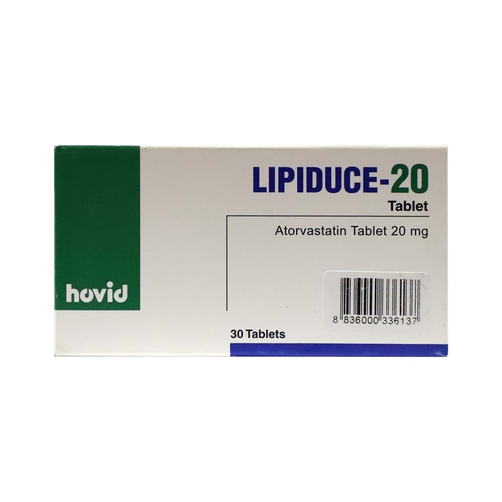 Hovid Lipiduce-20 Atorvastatin 20MG Tablets 10PCS x 3