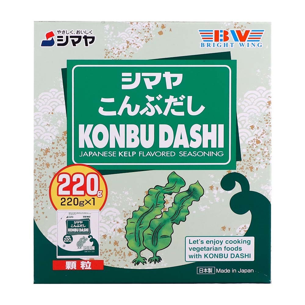 Dashi Vegetable Seasoning Powder 220Gx3PCS (Konbu)