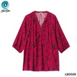 The Ori Women Long Sleeve Top LBD029 Red Floral (XL-52)