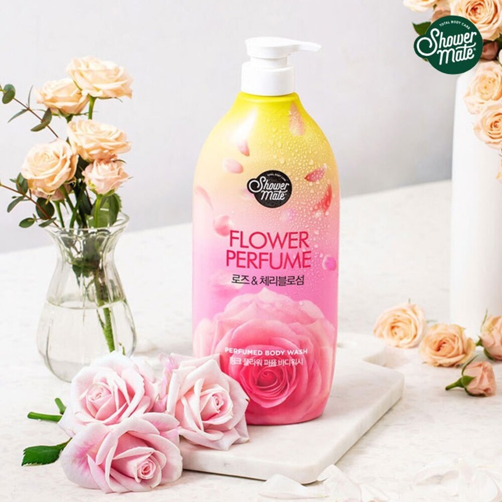 Shower Mate Perfume Pink Flower Body Wash 900G