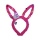 Uncle Gyi LED Light-Up Plush Rabbit Ears Headband Deep Pink 10PCS