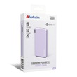 Verbatim 10000mAh PD&QC 3.0 Power Pack (Purple)