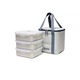 Lock & Lock Lunch Box 3P Set HPL856CI-HCM (Ivory)
