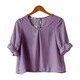 Kudos Spoty Chiffon Blouse Violet B-003-V Medium