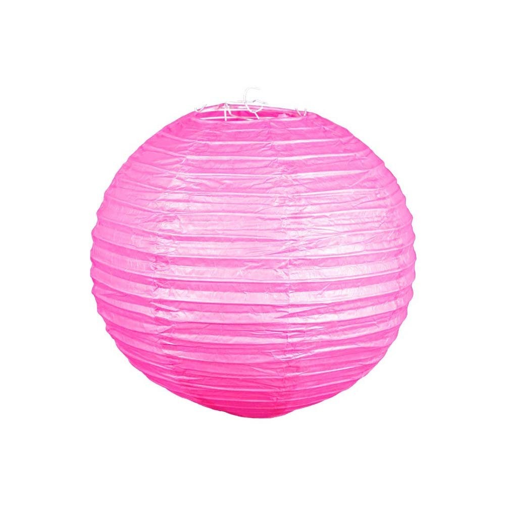 Uncle Gyi Uncle Gyi Round Paper Lantern (Plain) 25cm Purple