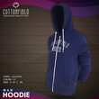 Cottonfield Men Hoodie with zip C15 (XL)