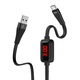 S4 Charging Data Cable With Timing Display For Type-C/Black