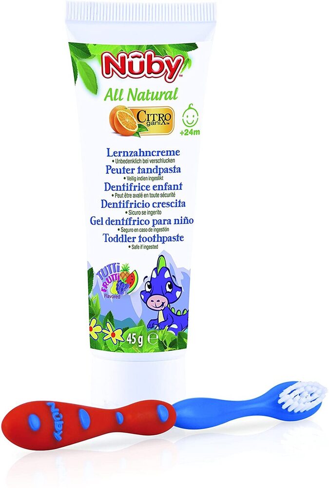 Nuby Toddler Toothpaste&Toothbrush 45G No.18045
