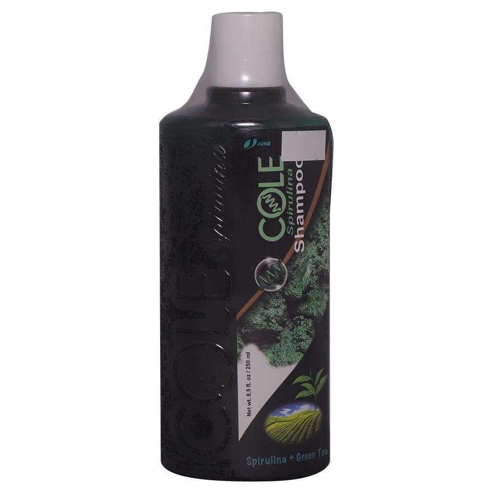 June Cole Spirulina Shampoo With Green Tea 250ML