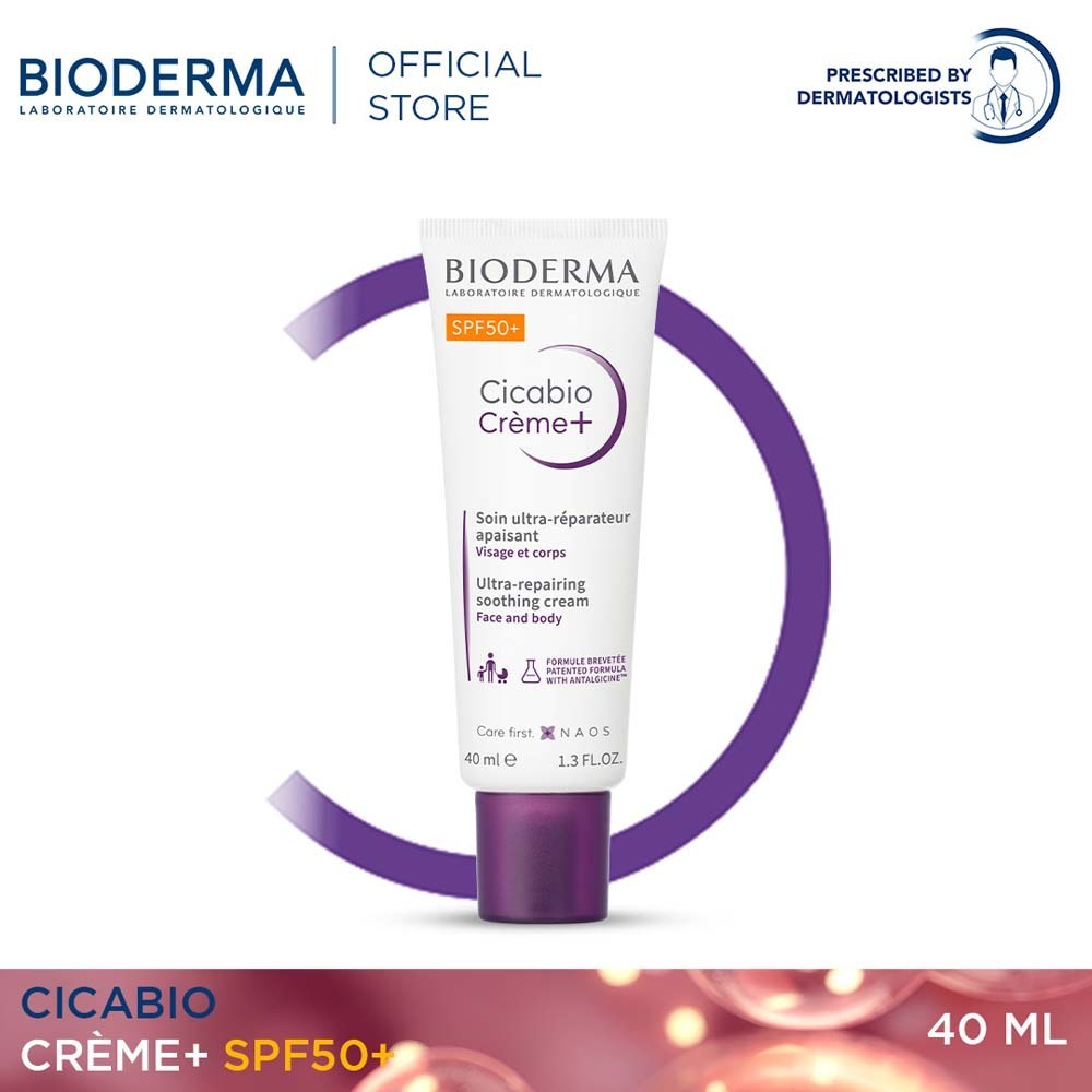 Bioderma Cicabio Creme+Smoothing Cream SPF50+ 40ML