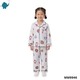Max & Mia Kid Unisex Cotton Puff Long Sleeve Pajamas Set MM9946 White M (5/6yrs)