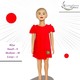 Lavender Girl Faction Dress (Design23) Red Medium