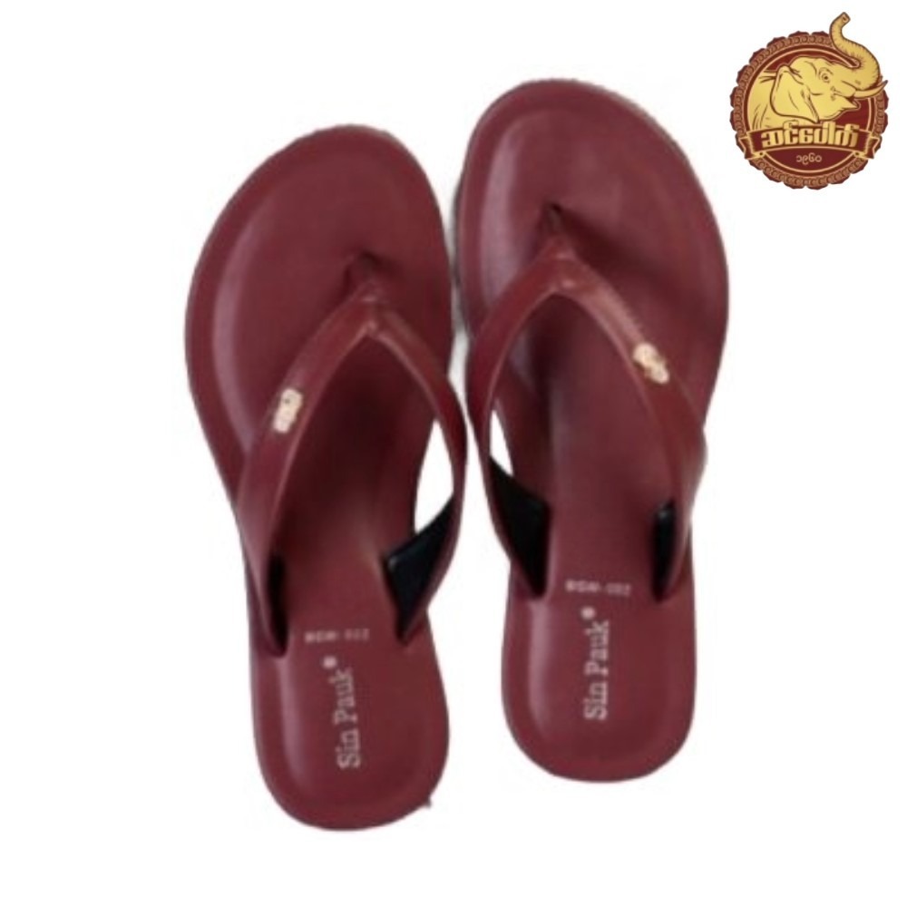 Sin Pauk Women Leather Slipper (Design-1,No-39) BGW-002