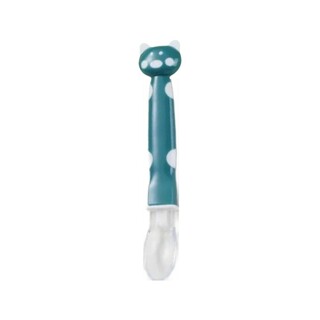 Baby Cartoon Silicone Spoon Dark Blue 10778