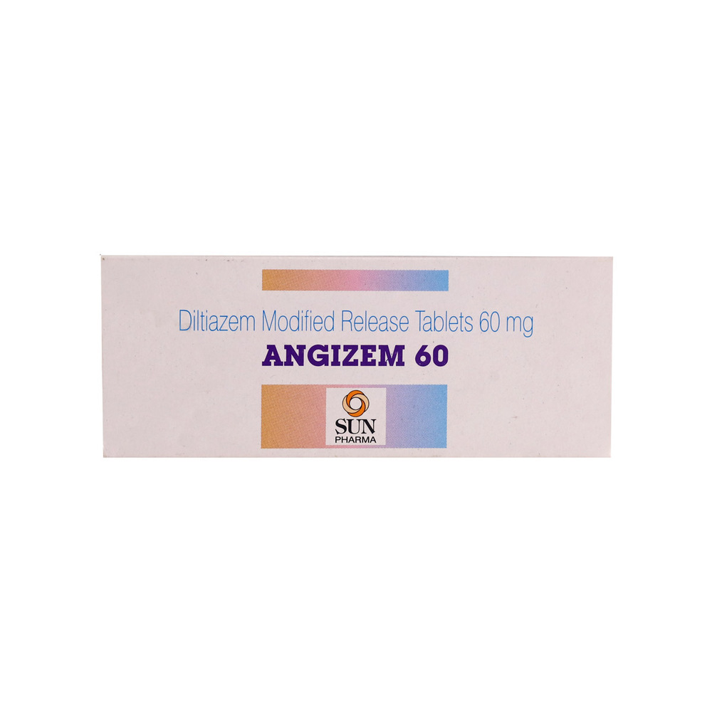 Angizem 60MG 10Tablets 1X10