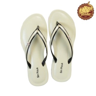 Sin Pauk Women Leather Slipper (Design-5,No-40) SGW-023