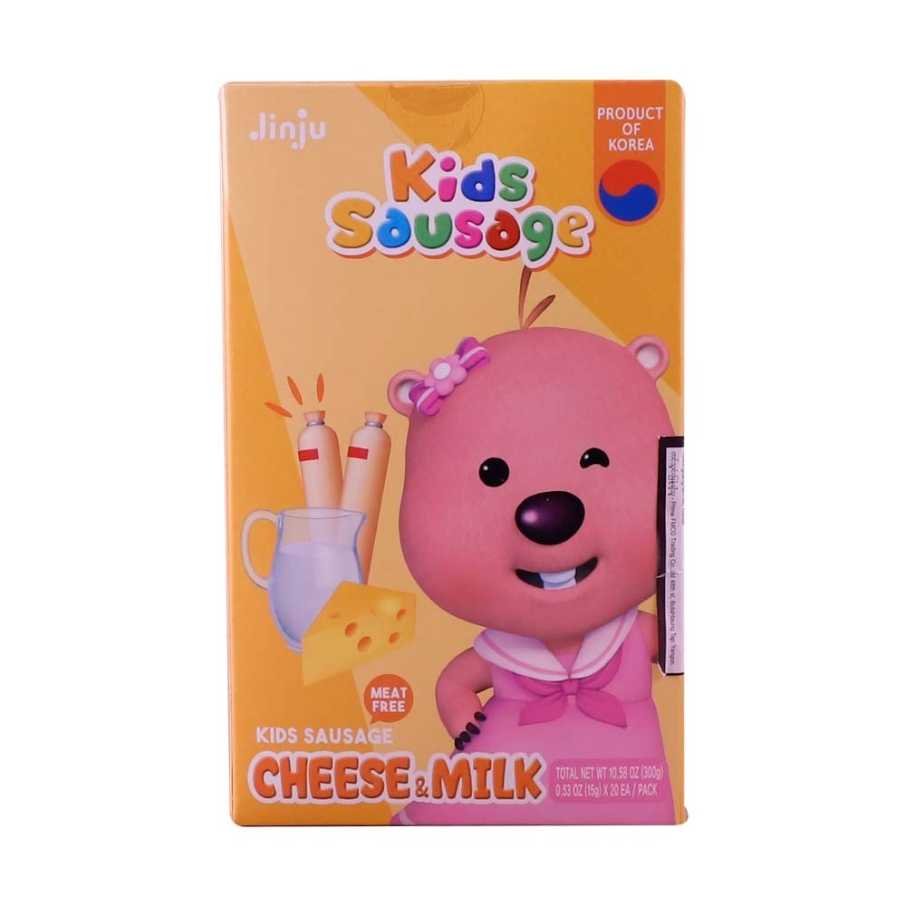 Jinju Kids Sausage Cheese&Milk 15Gx20PCS (2Y Above)