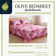 Olive Bedsheet Set Single (3PCS) 1270P