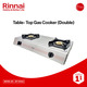 Rinnai Table-Top Gas Cooker RT-902A Silver