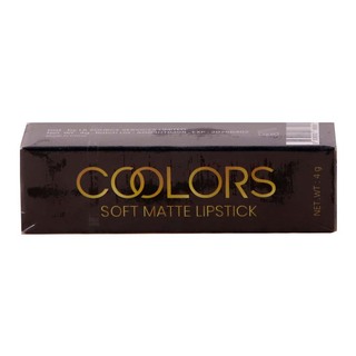 Coolors Soft Matte Lipstick 4G 01