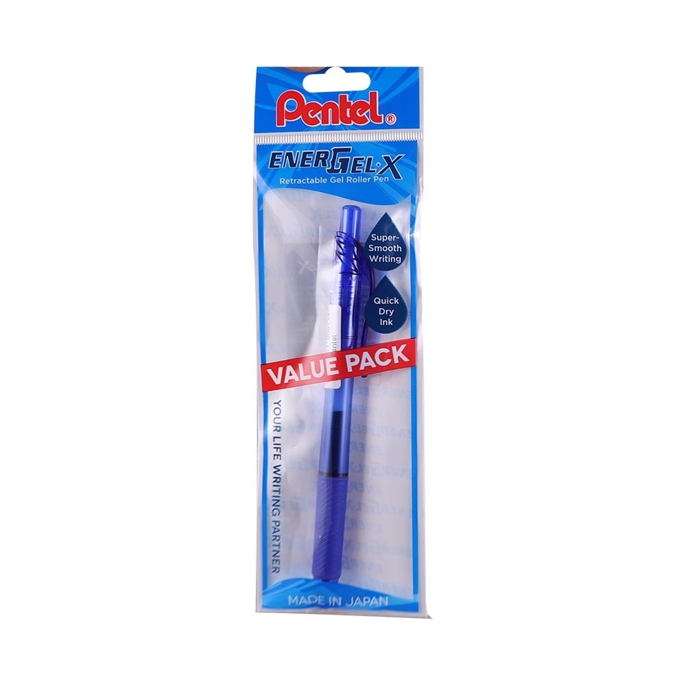 Pentel Click Liquid Gel Pen 0.5MM BLN105-C (Blue)