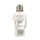 PIR Human Induction Motion Sensor Night Lamp Socket Base Lamp Holder  ELE0000783