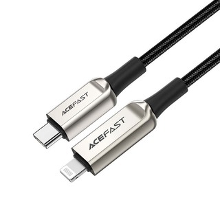 Acefast C6-01 USB-C To Lightning Zinc Alloy Digital Braided Charging Data Cable 27070007 Black