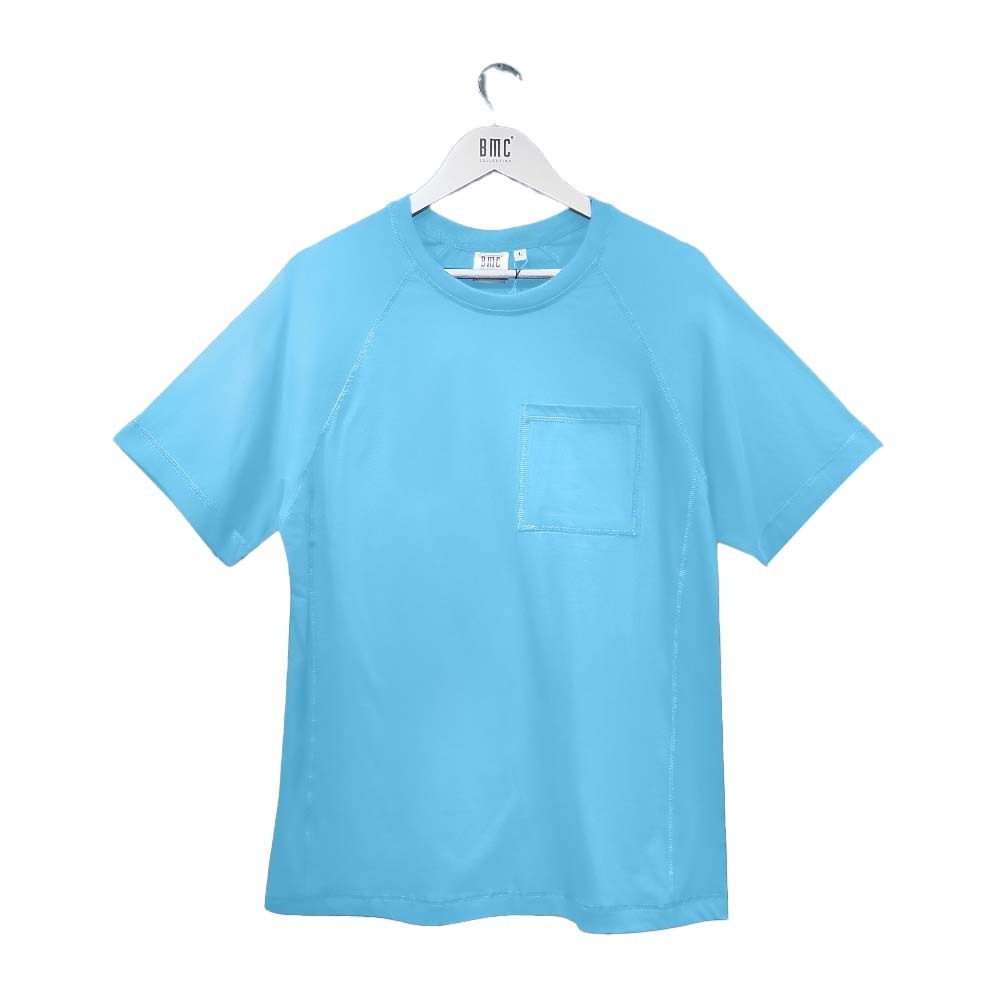 BMC Men T Shirt Short Sleeve 7520075 Sky Blue Medium