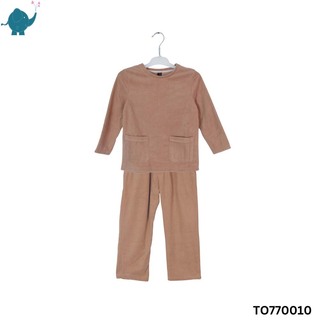 Max & Mia Two-Pieces Pajamas TO770010 Brown Extra Small